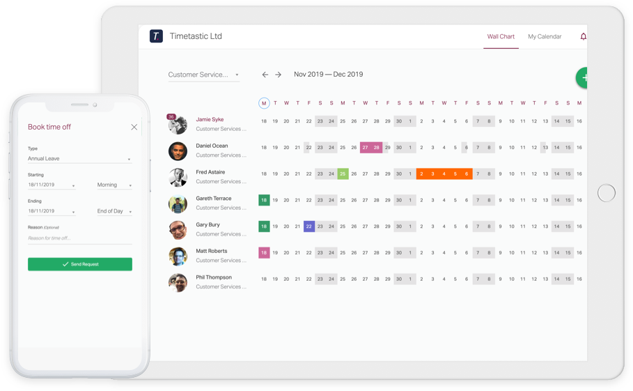 Timetastic The Staff Leave Planner For Modern Companies